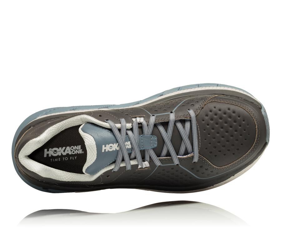 Zapatillas Running Hoka One One Hombre - Gaviota Cuero - Marrones - FDG051978